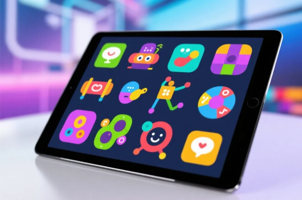 辉达娱乐应用中丰富多彩的休闲游戏和互动活动图标